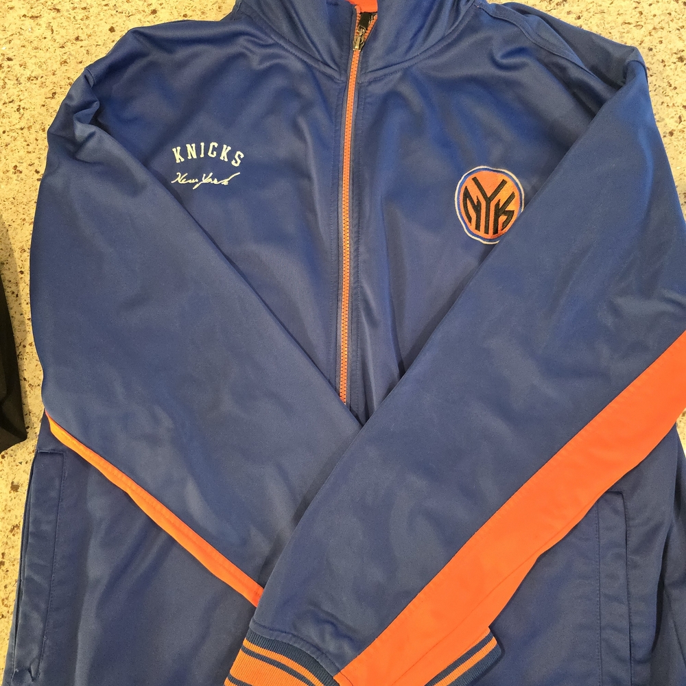 Blue and Orange Knicks Jacket 2xl
